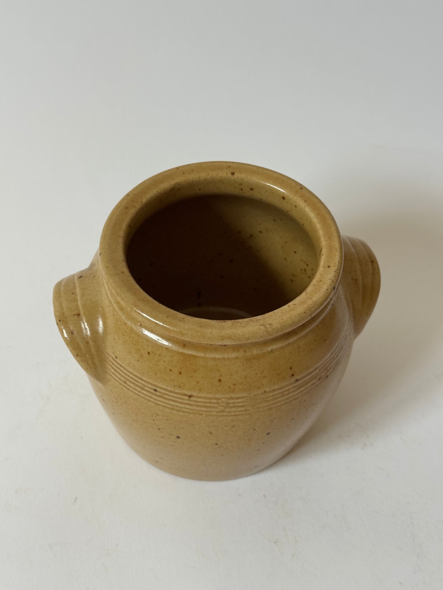 Small Mustard French Confit Pot