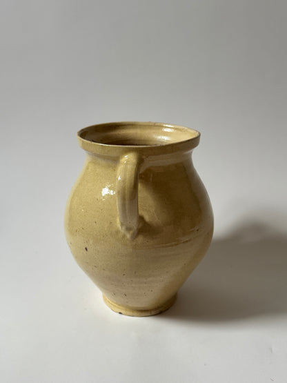 Butter Yellow Twin Handled Vessel