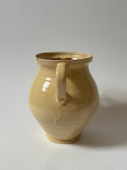 Butter Yellow Twin Handled Vessel