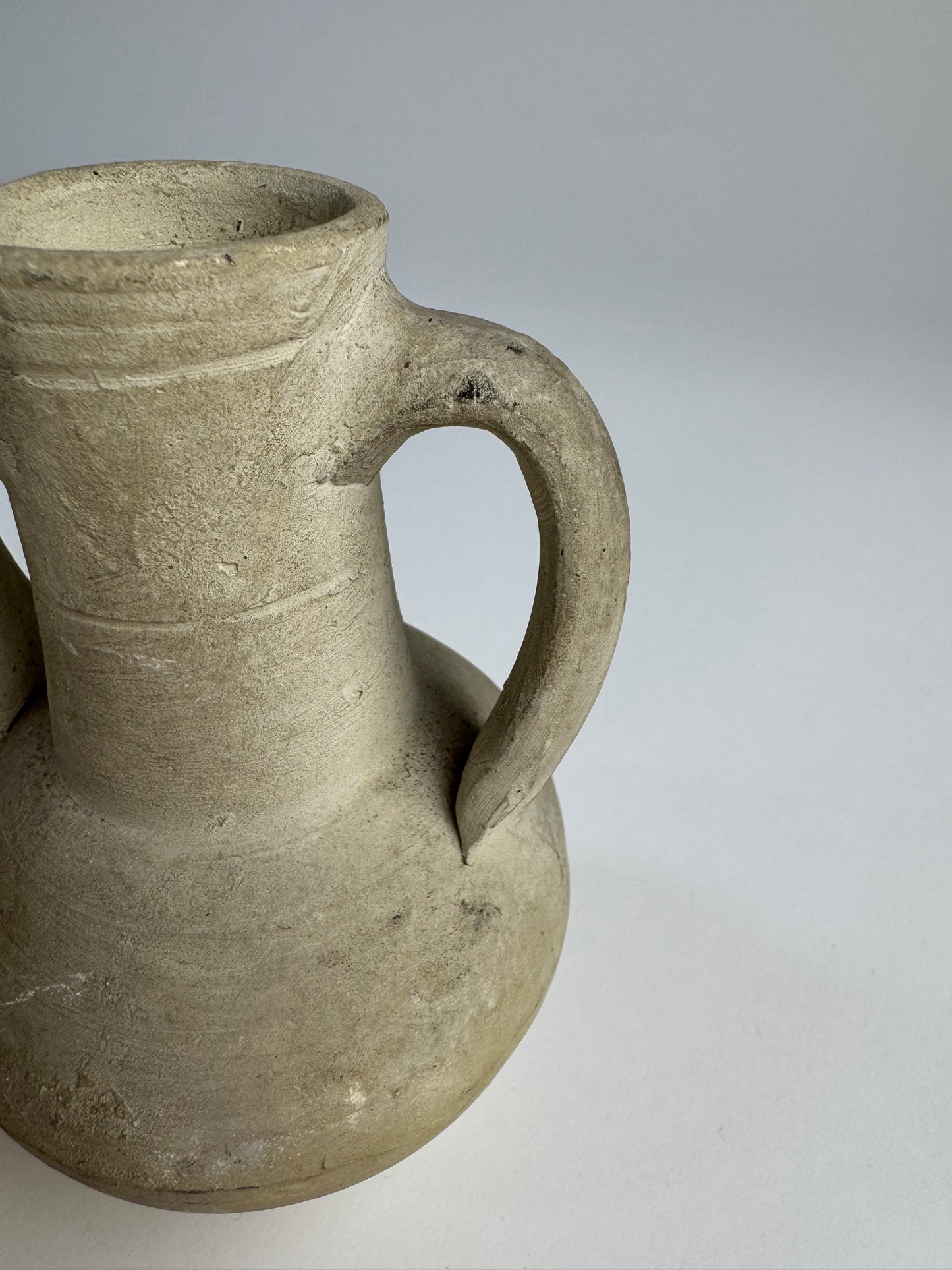 Double handled stoneware amphoras