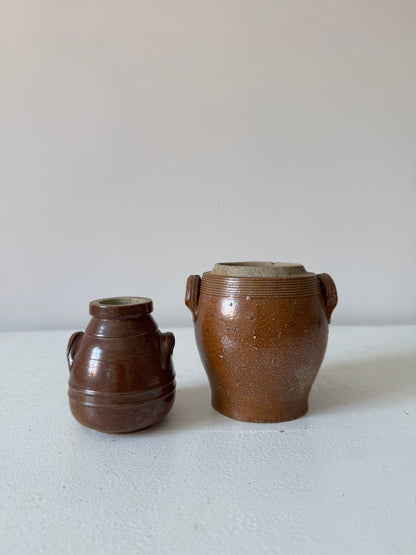 Small vintage glazed pot