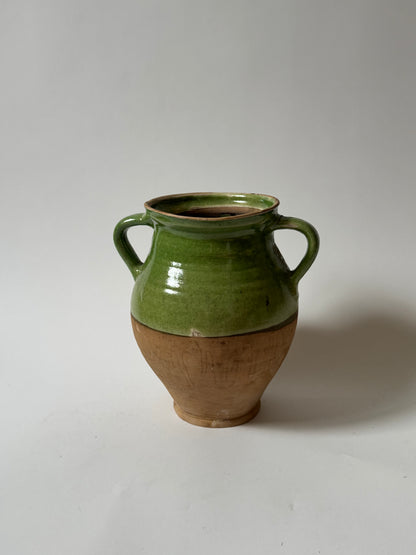 Light Green Half Glaze Vessel