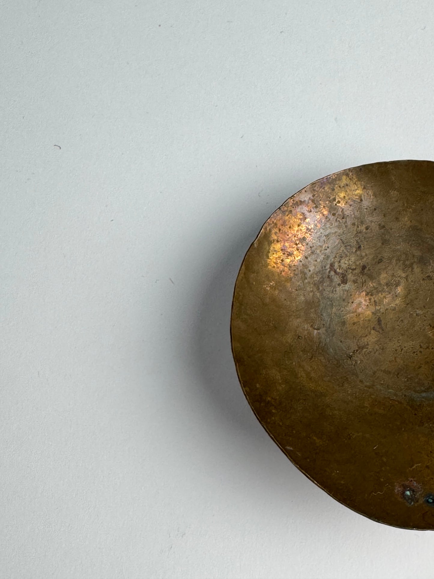 Small Vintage brass footed bowl