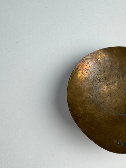 Small Vintage brass footed bowl