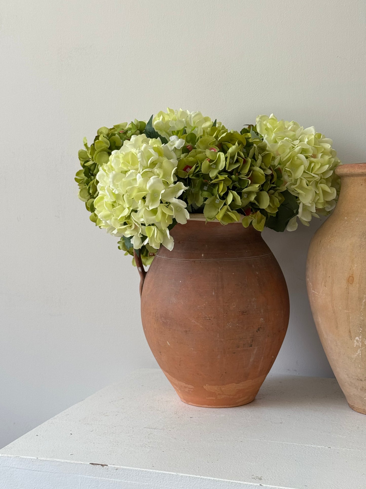 Large Aged Terracotta Jug
