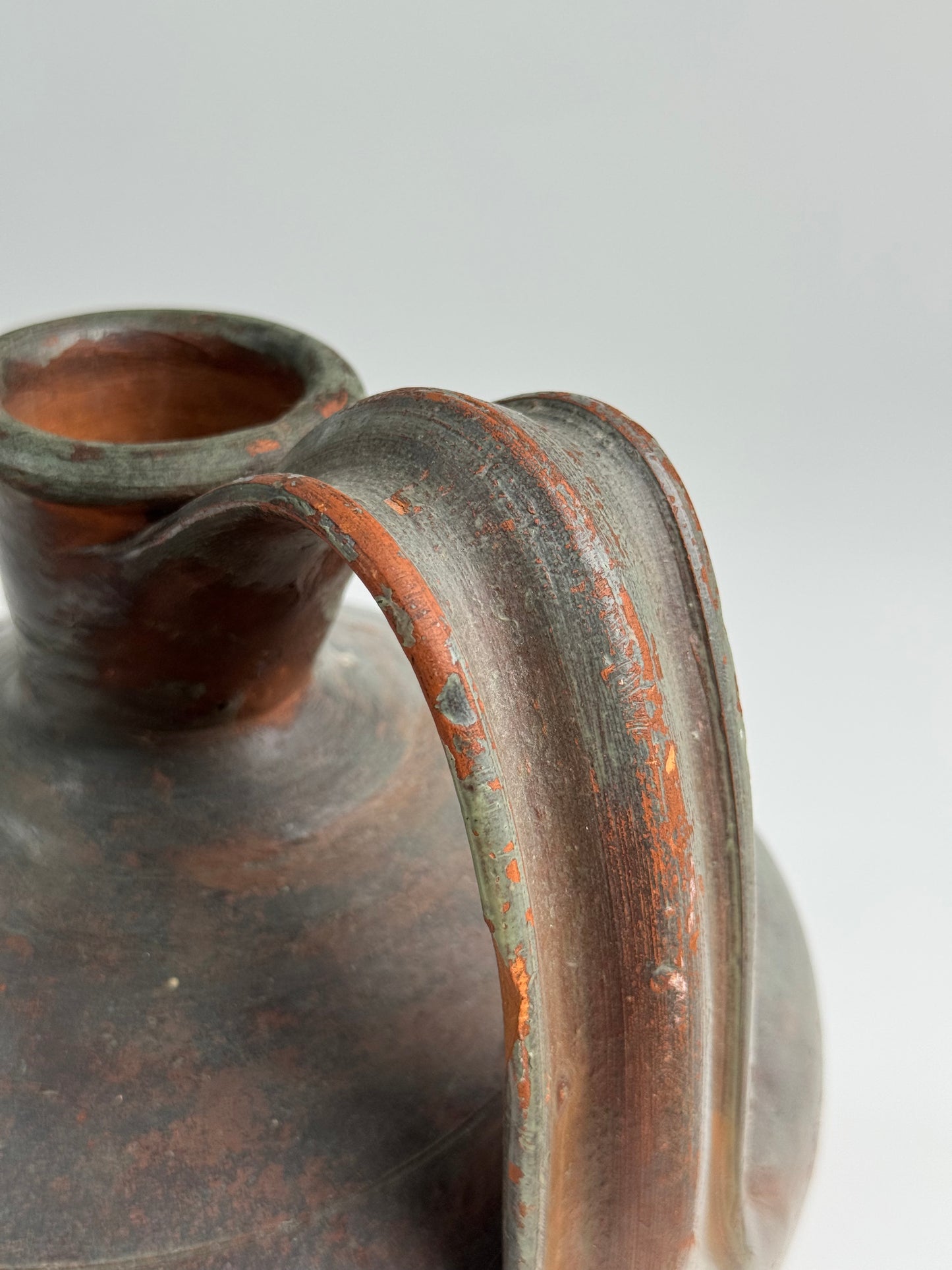 Large vintage terracotta jug
