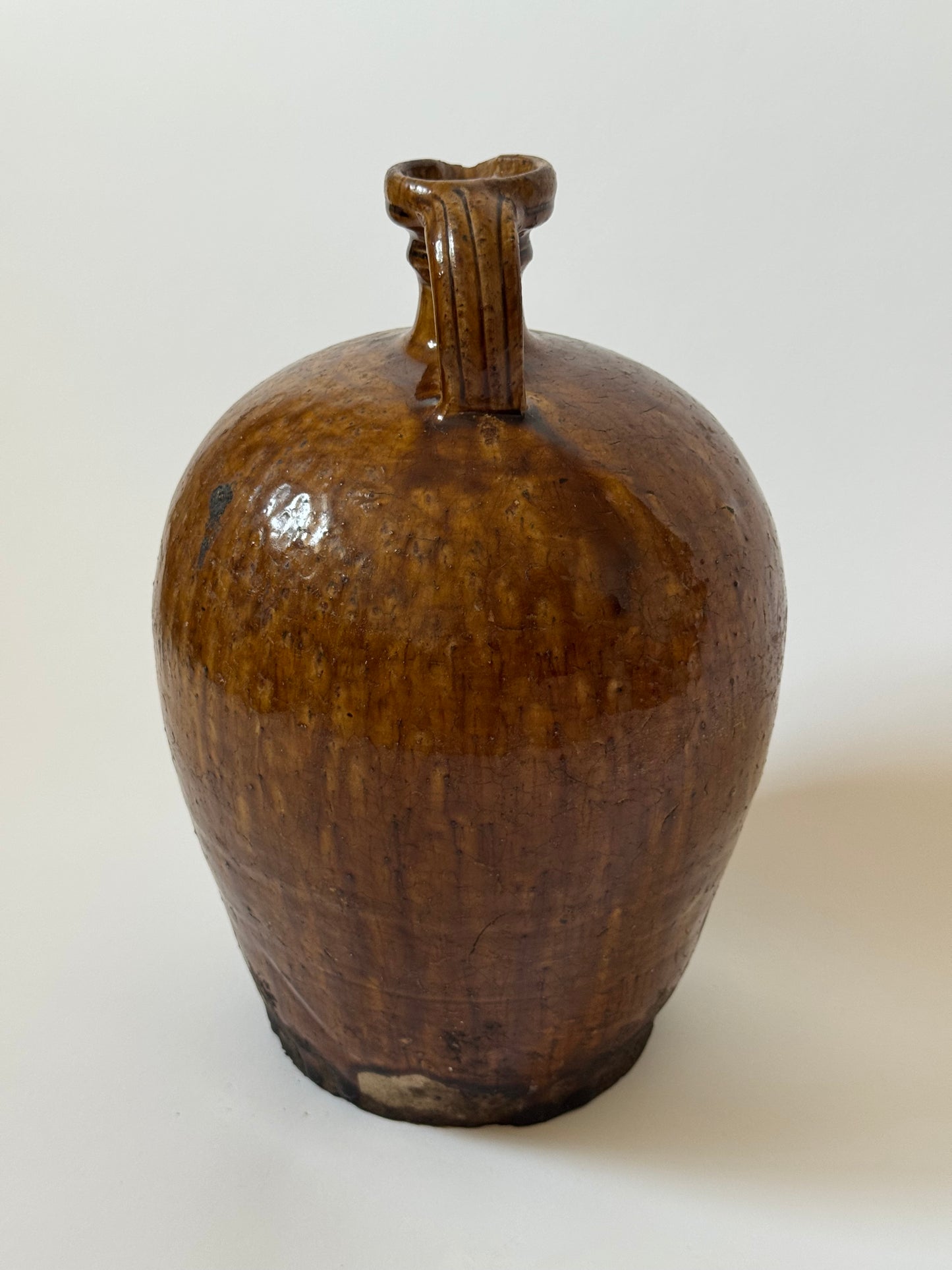 Large Amber Glaze Jug