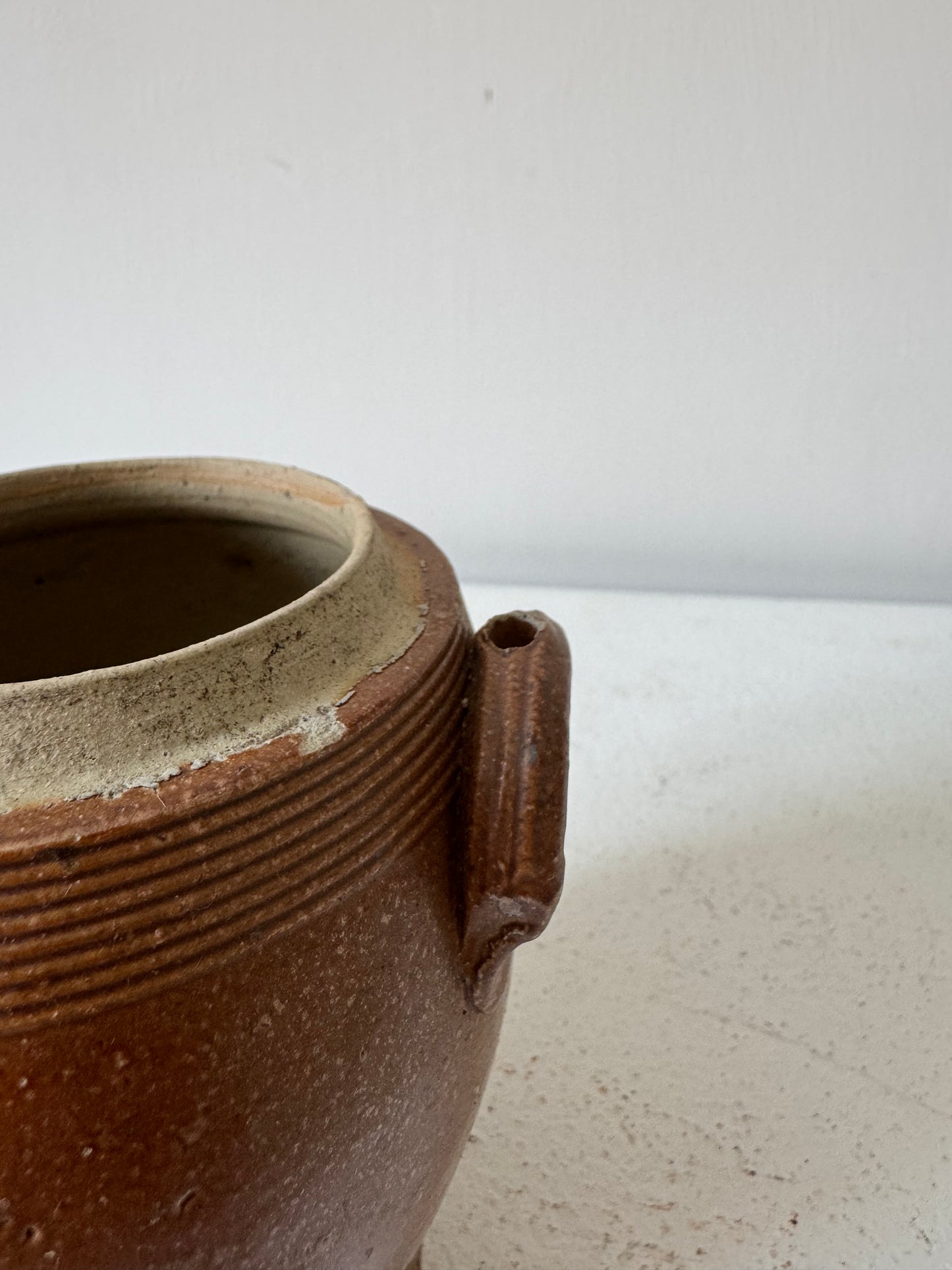 Vintage earthenware pot
