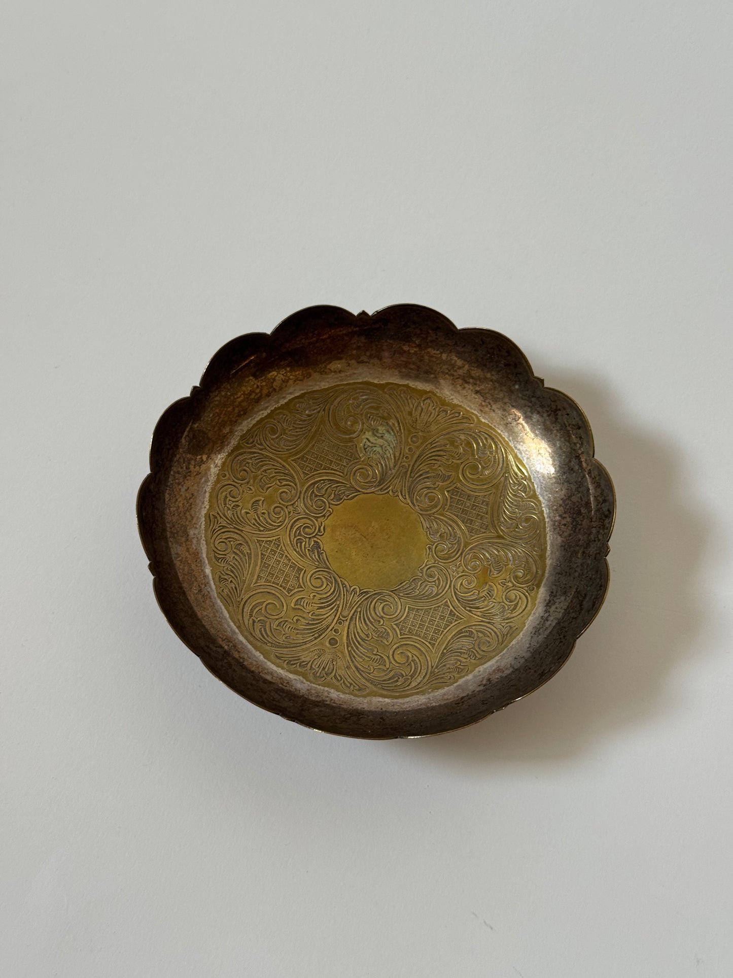 Scalloped Edge Vintage Dish