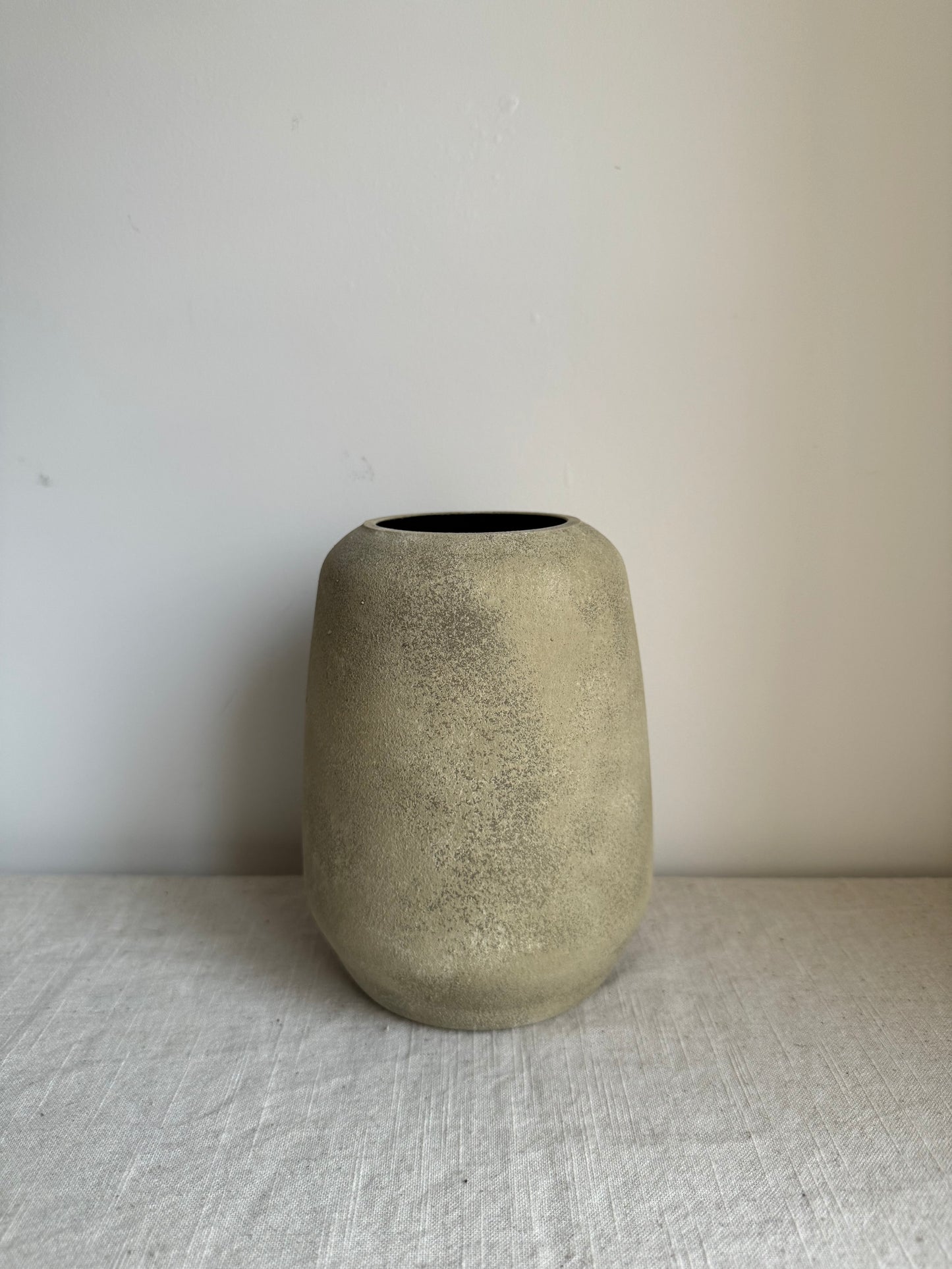 EARTH  |  warm brown square tapered vase