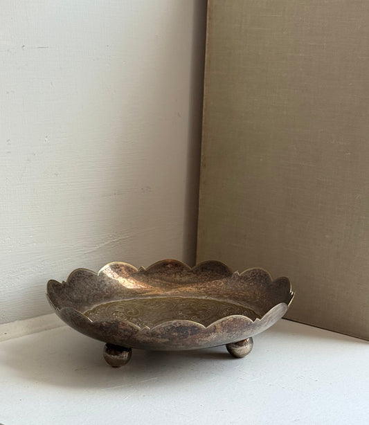 Scalloped Edge Vintage Dish