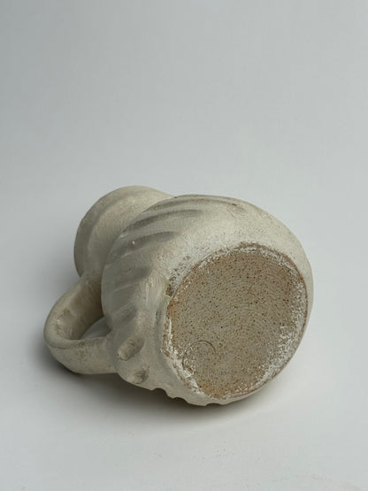 Up-Cycled | Line Detail Cream Rustic Jug