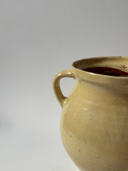 Butter Yellow Twin Handled Vessel
