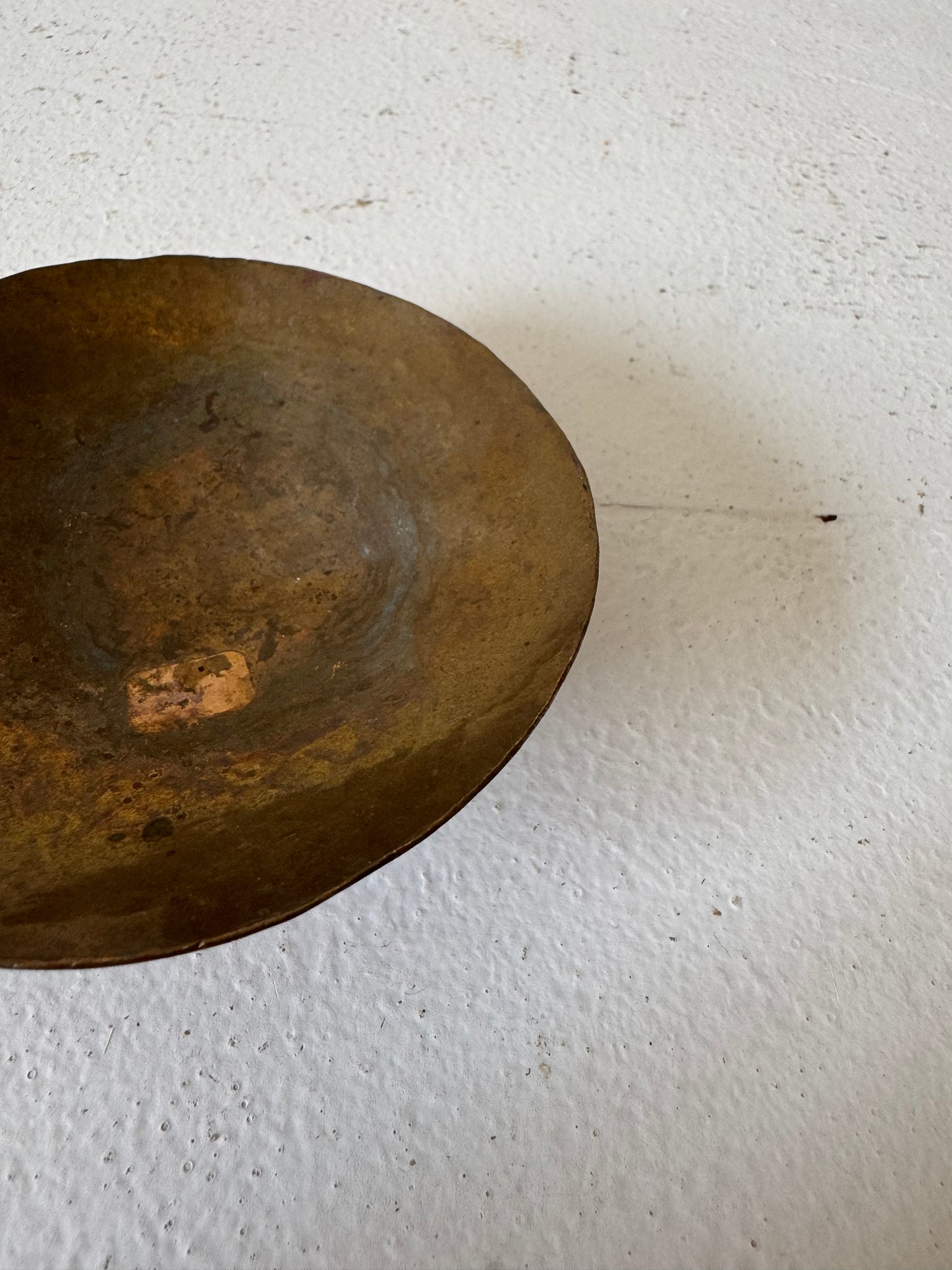 Small Vintage brass footed bowl