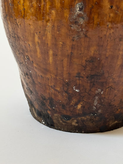 Large Amber Glaze Jug