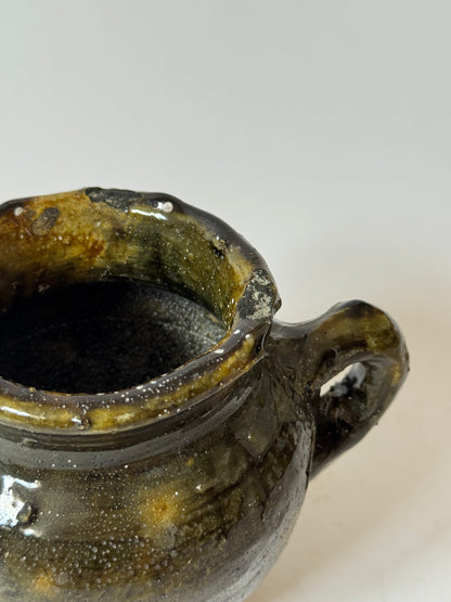 Deep Olive Twin Handle Moroccan Pot