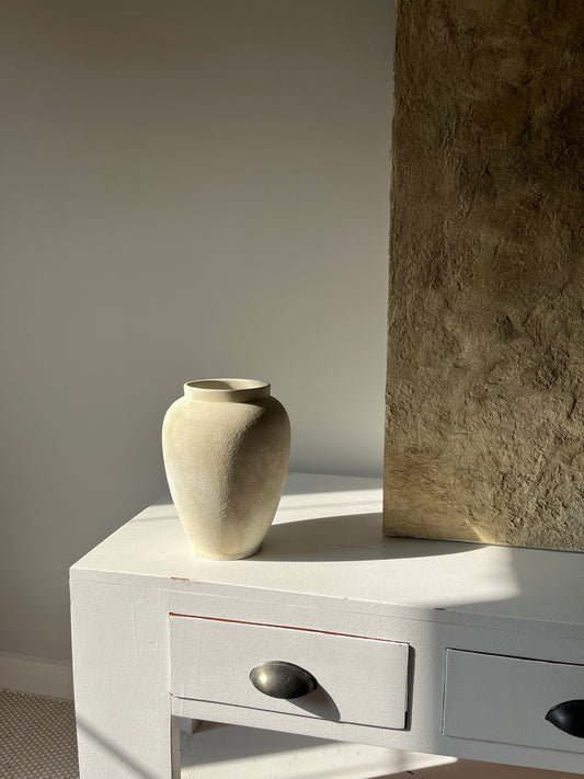 CLOUD  |   light beige stone effect urn style classic vase