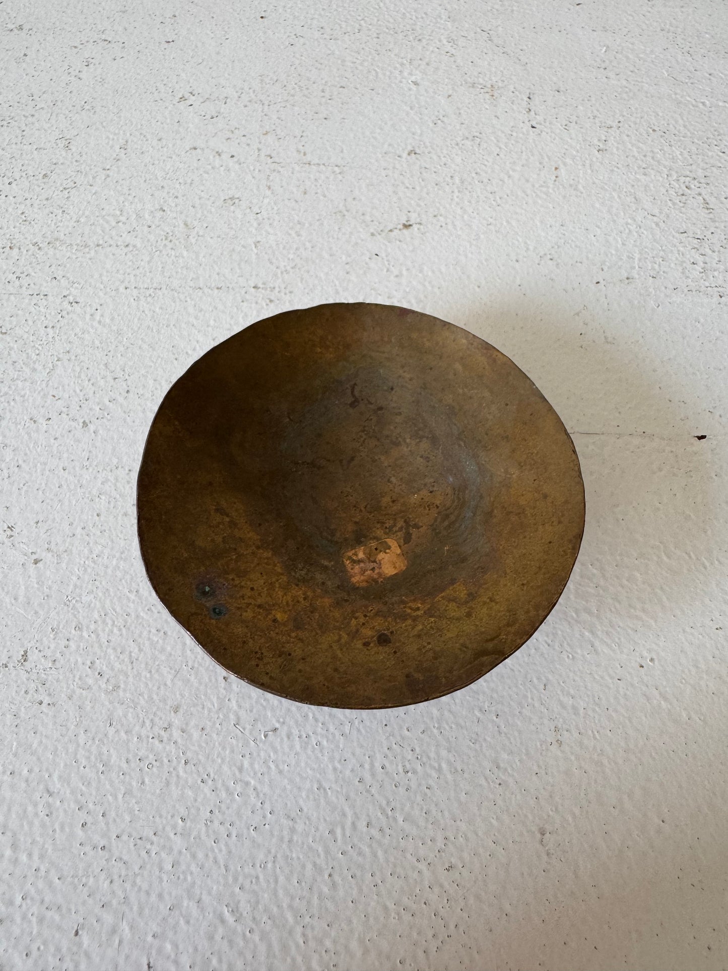 Small Vintage brass footed bowl