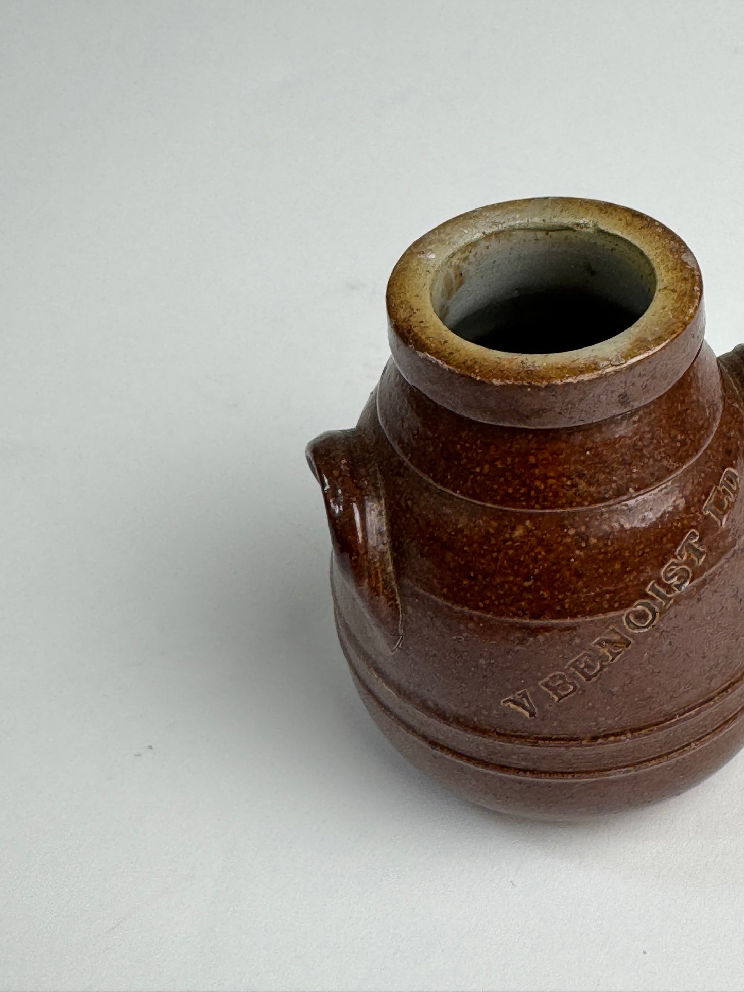 Small vintage glazed pot