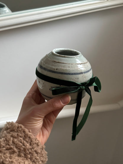 Pale Blue Antique Ginger Jar