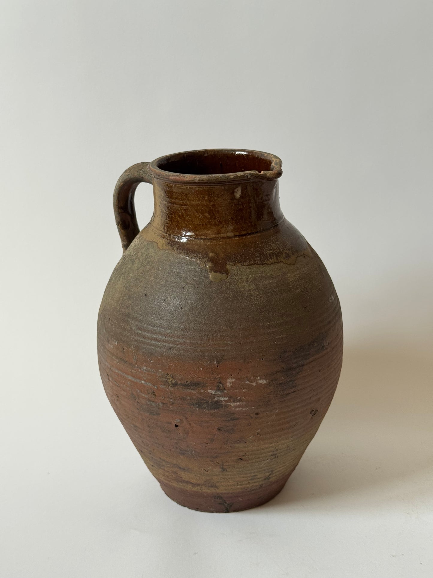 Large Rounded Earthenware Jug