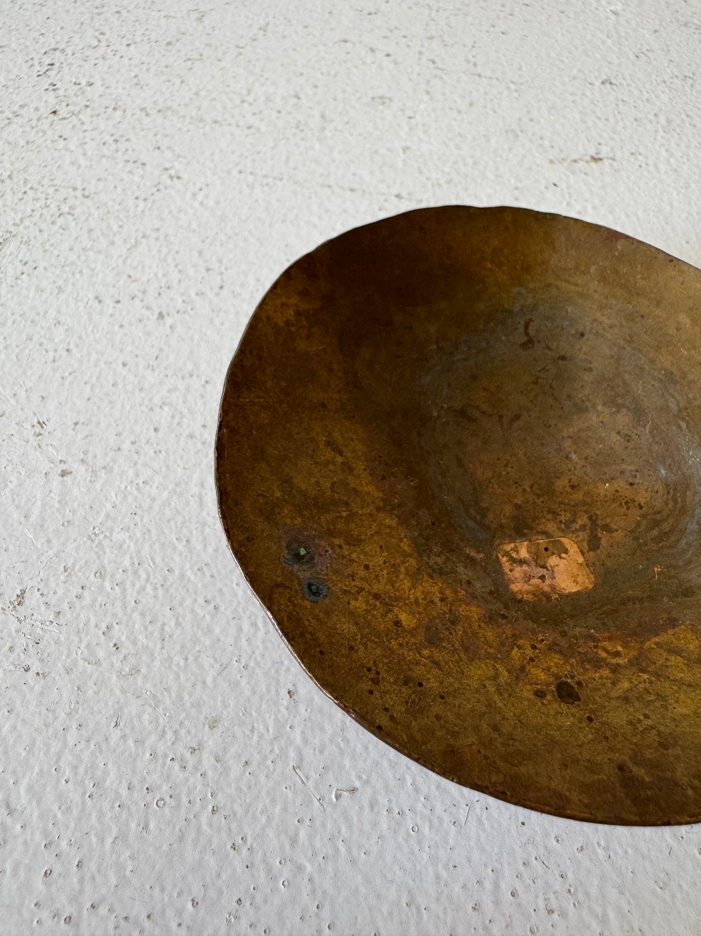 Small Vintage brass footed bowl