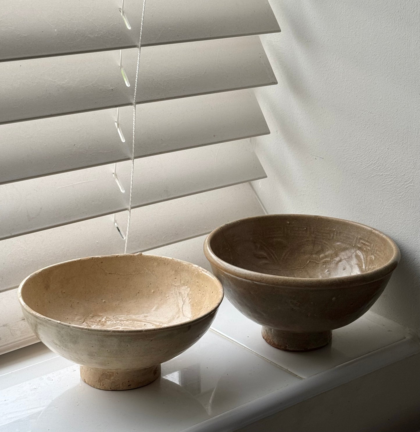 Soft Brown Vintage Japanese Tea Bowl