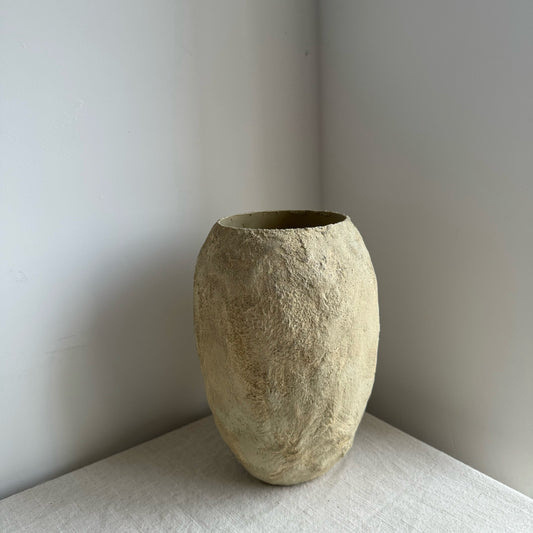 EARTH  | earthy beige brown heavily textured rustic pot