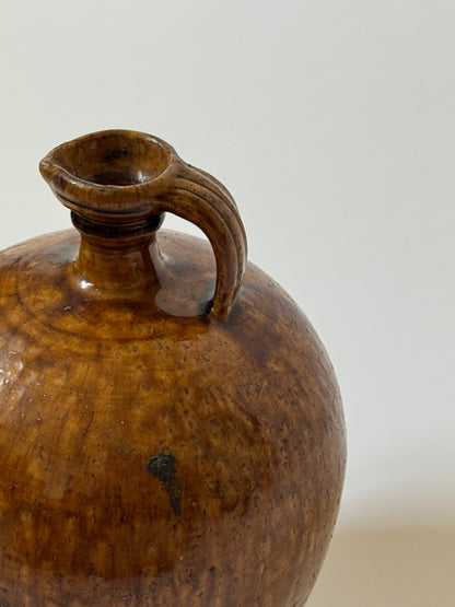 Large Amber Glaze Jug