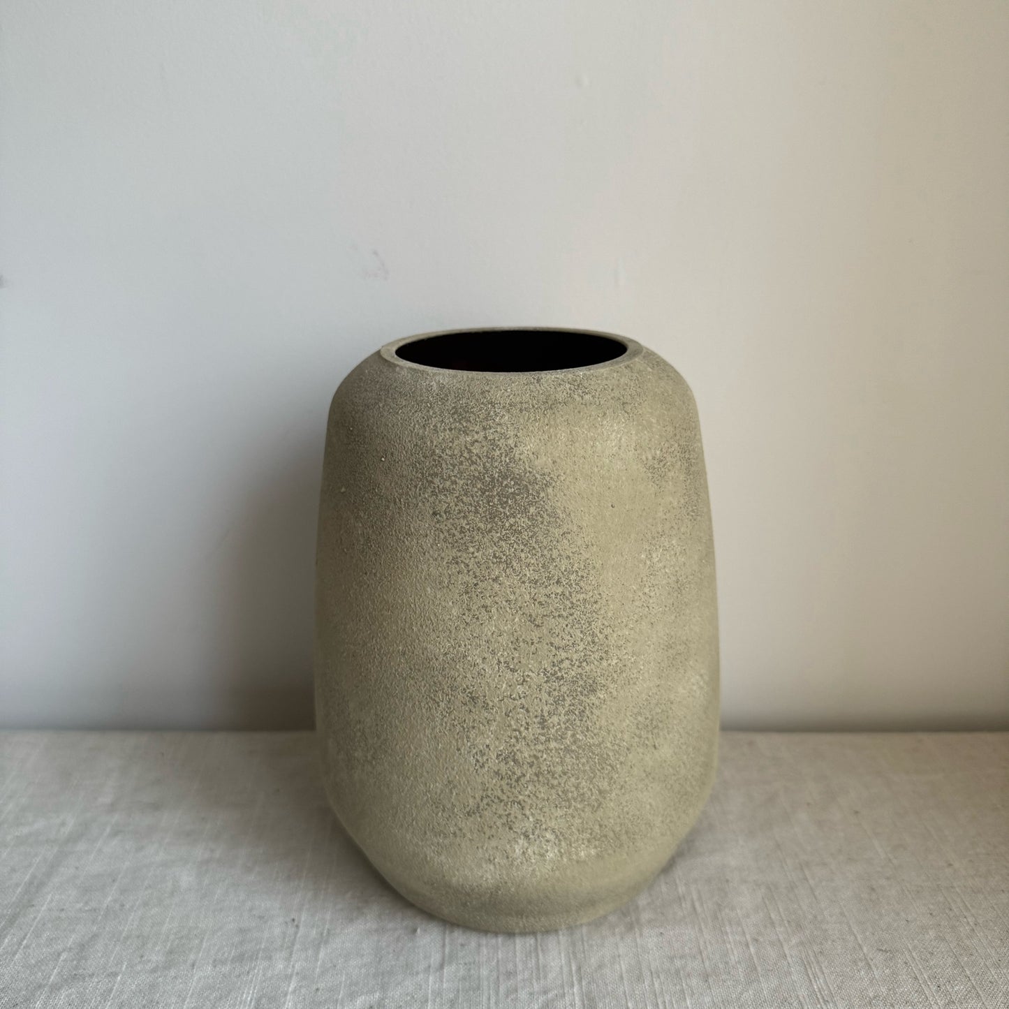 EARTH  |  warm brown square tapered vase