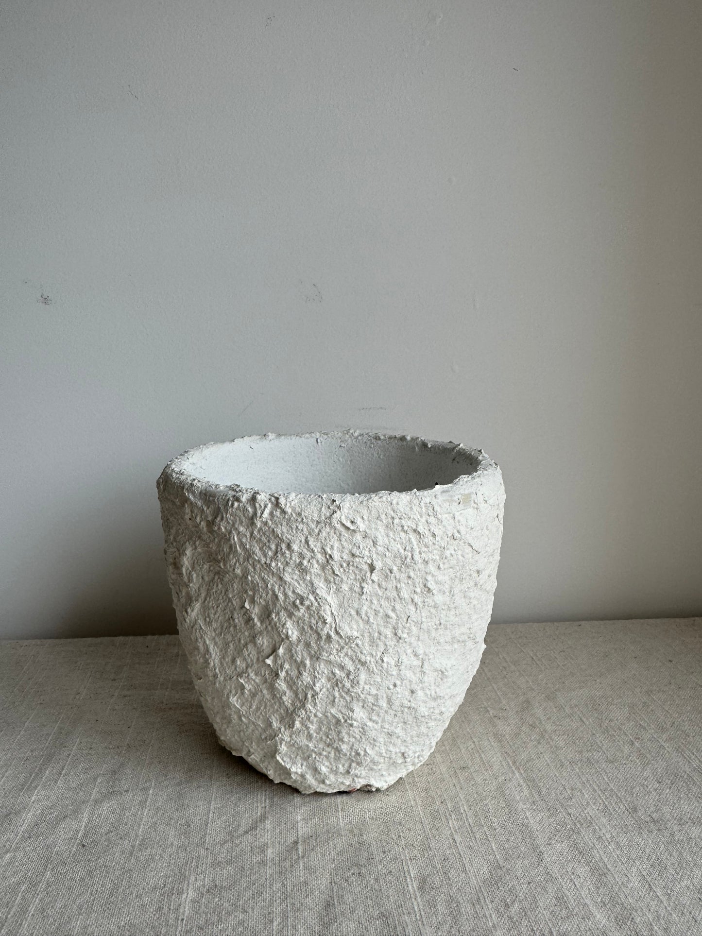 CLOUD  |  small papier mache pot