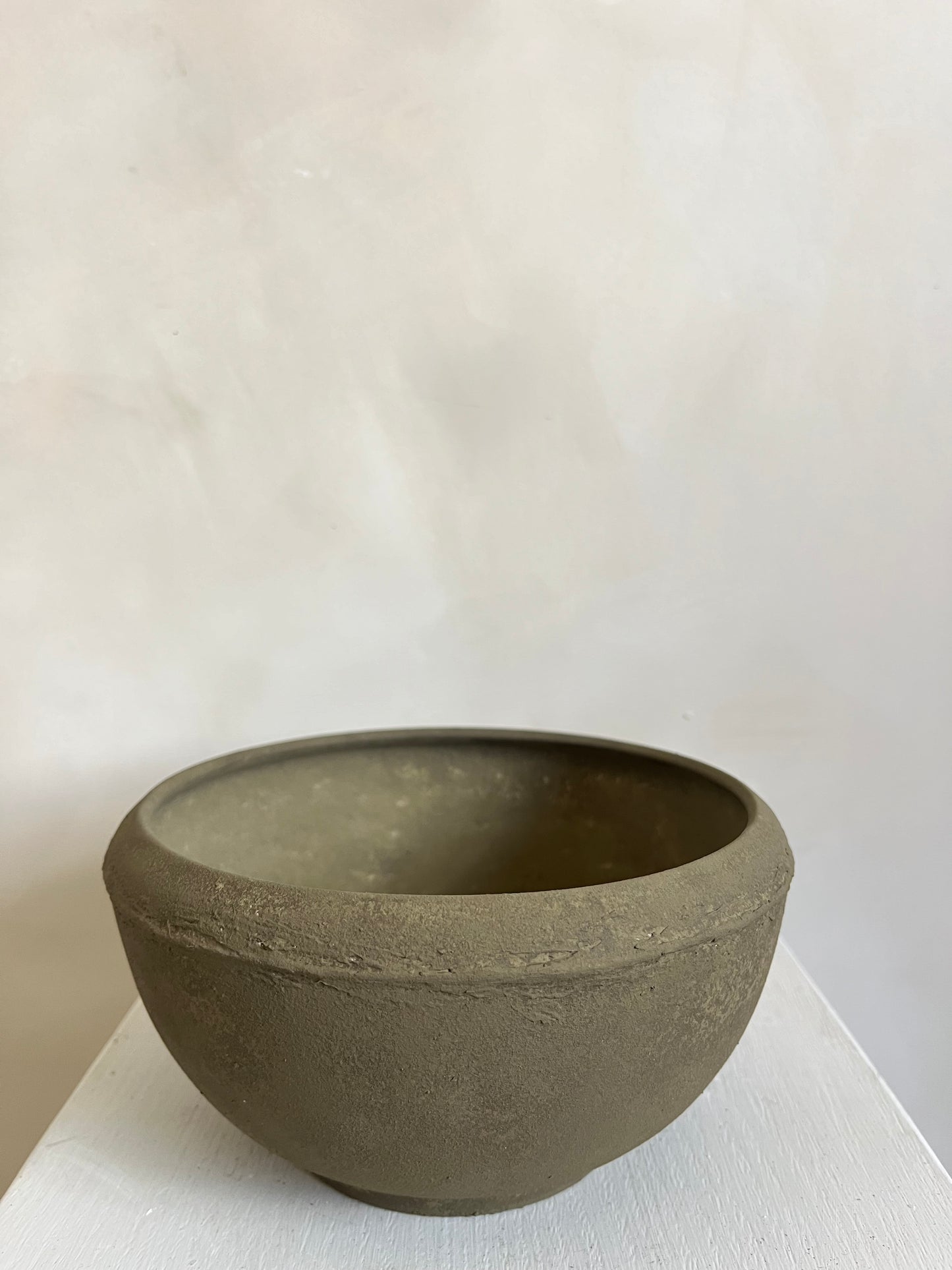 EARTH  | earthy brown line detail decorative bowl