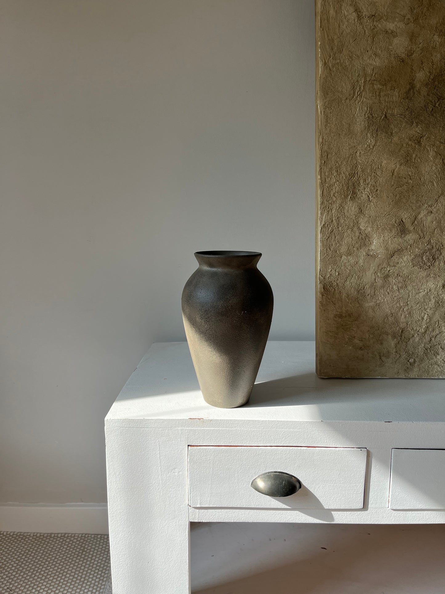 EARTH  |  dark brown classic slim vase