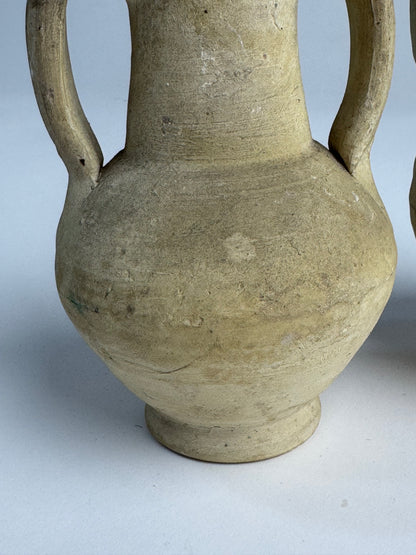 Double handled stoneware amphoras