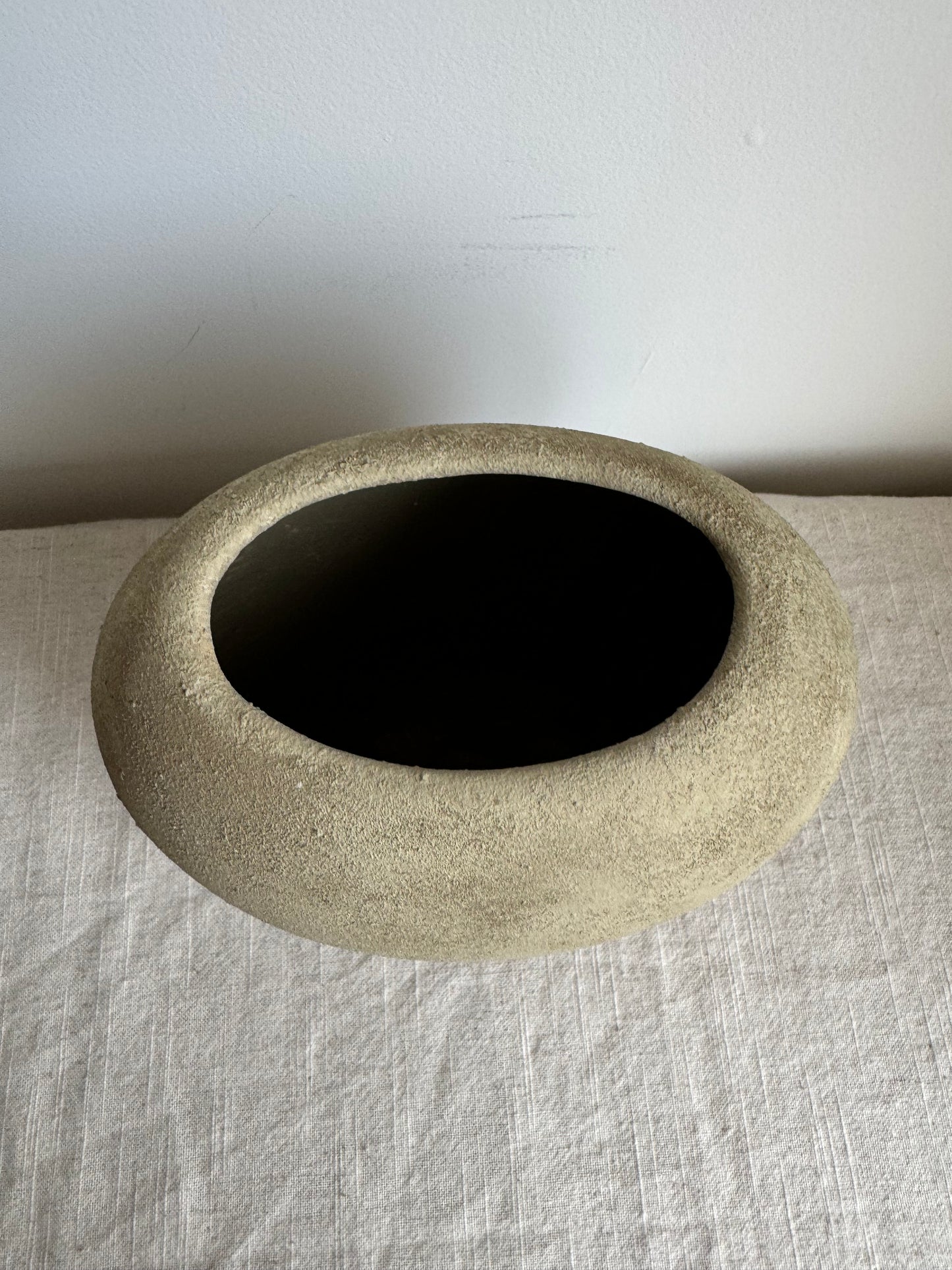 EARTH  |  warm brown textured rounded slim vase