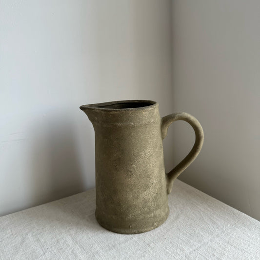 EARTH  | earthy brown handled jug style vase