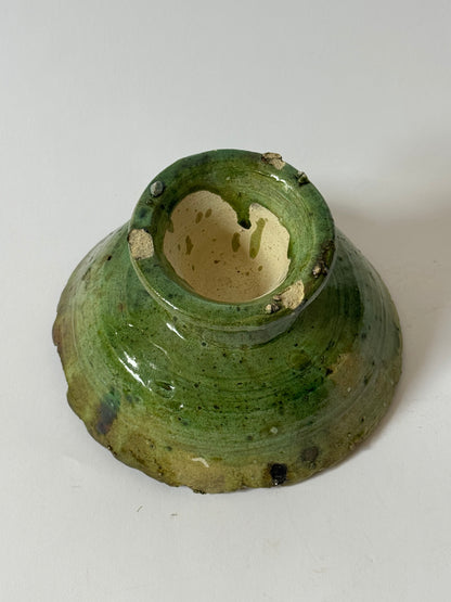 Green Moroccan Pedestal Bowl