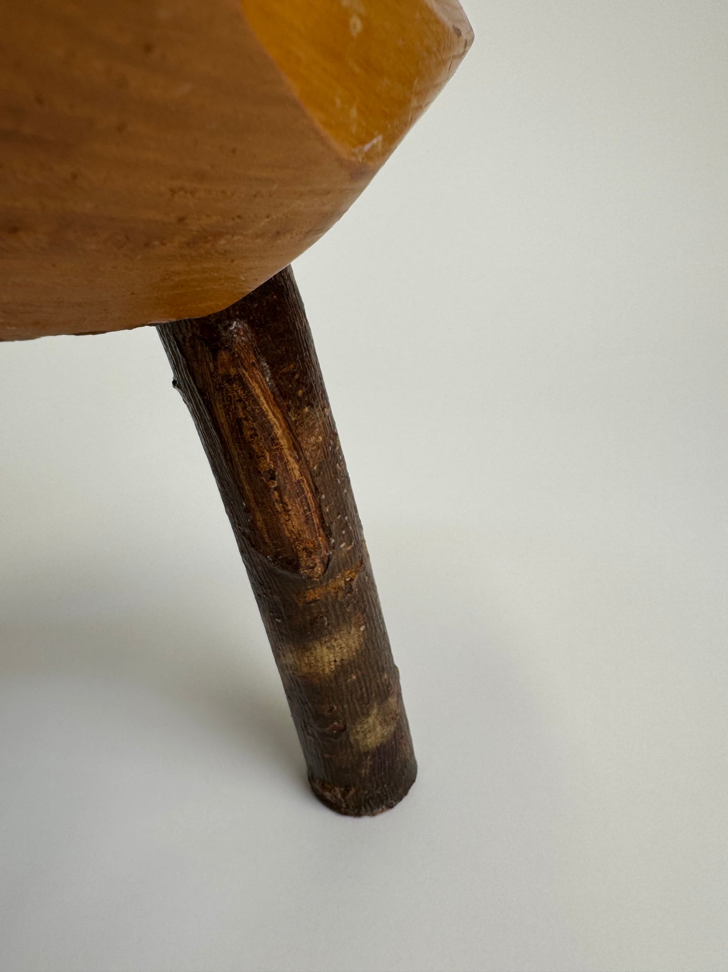 Small reclaimed wood decorative stool