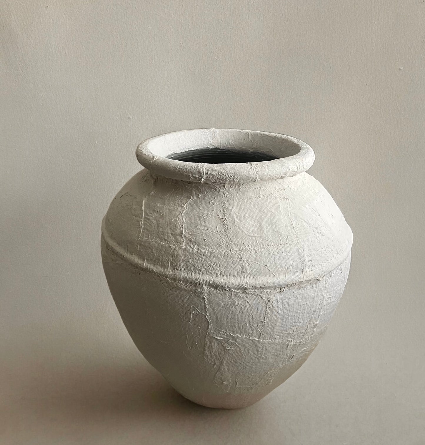 CLOUD  |  Large papier mache pot