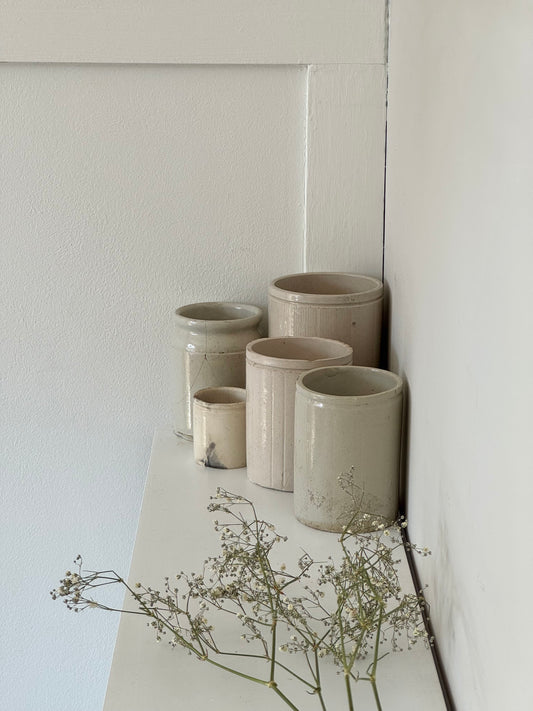 Vintage marmalade jars