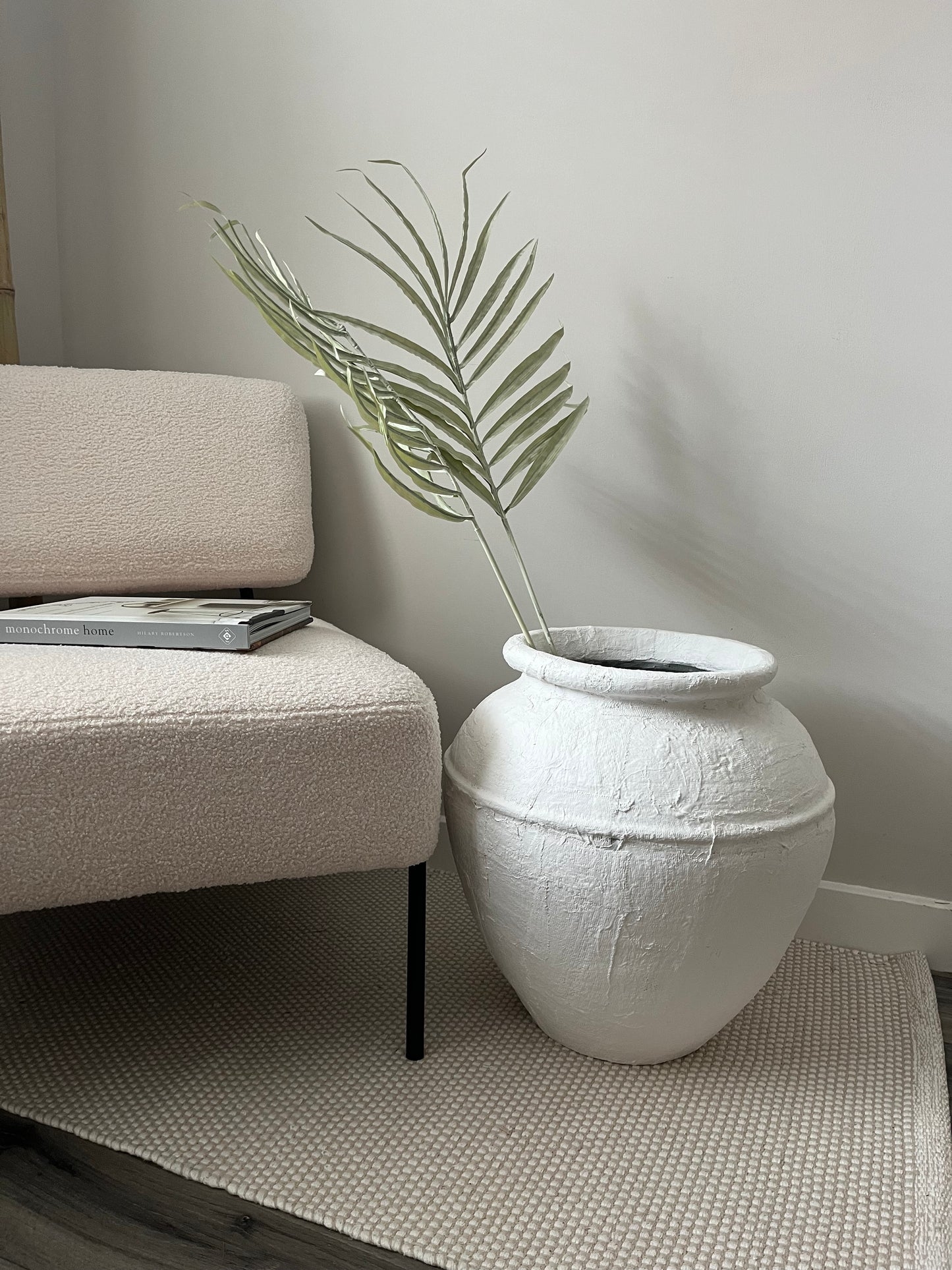 CLOUD  |  Large papier mache pot