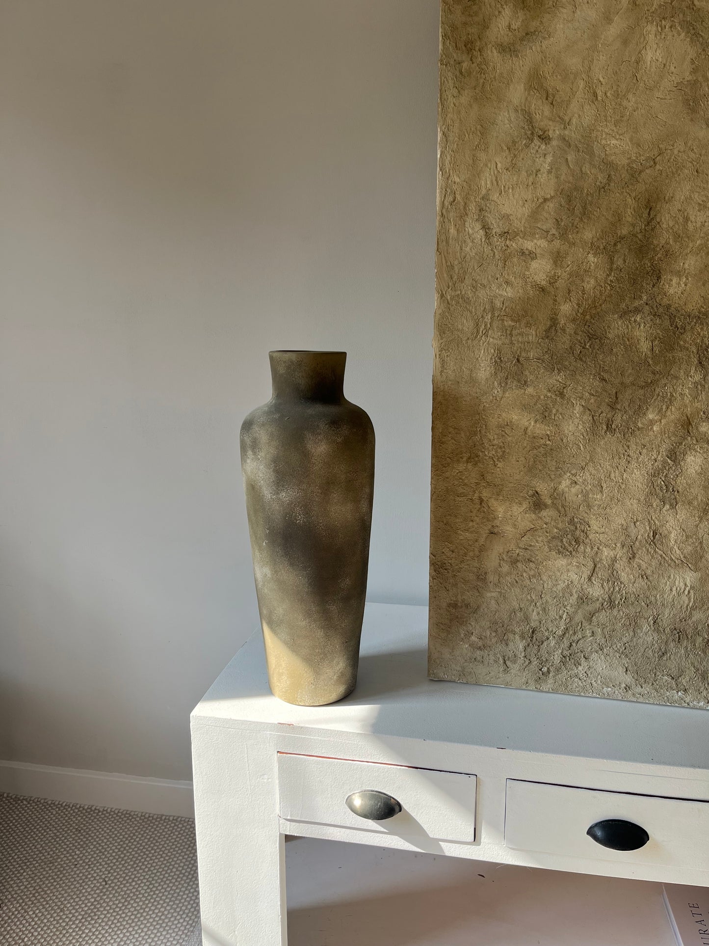 EARTH  |  floor standing earthy brown vase