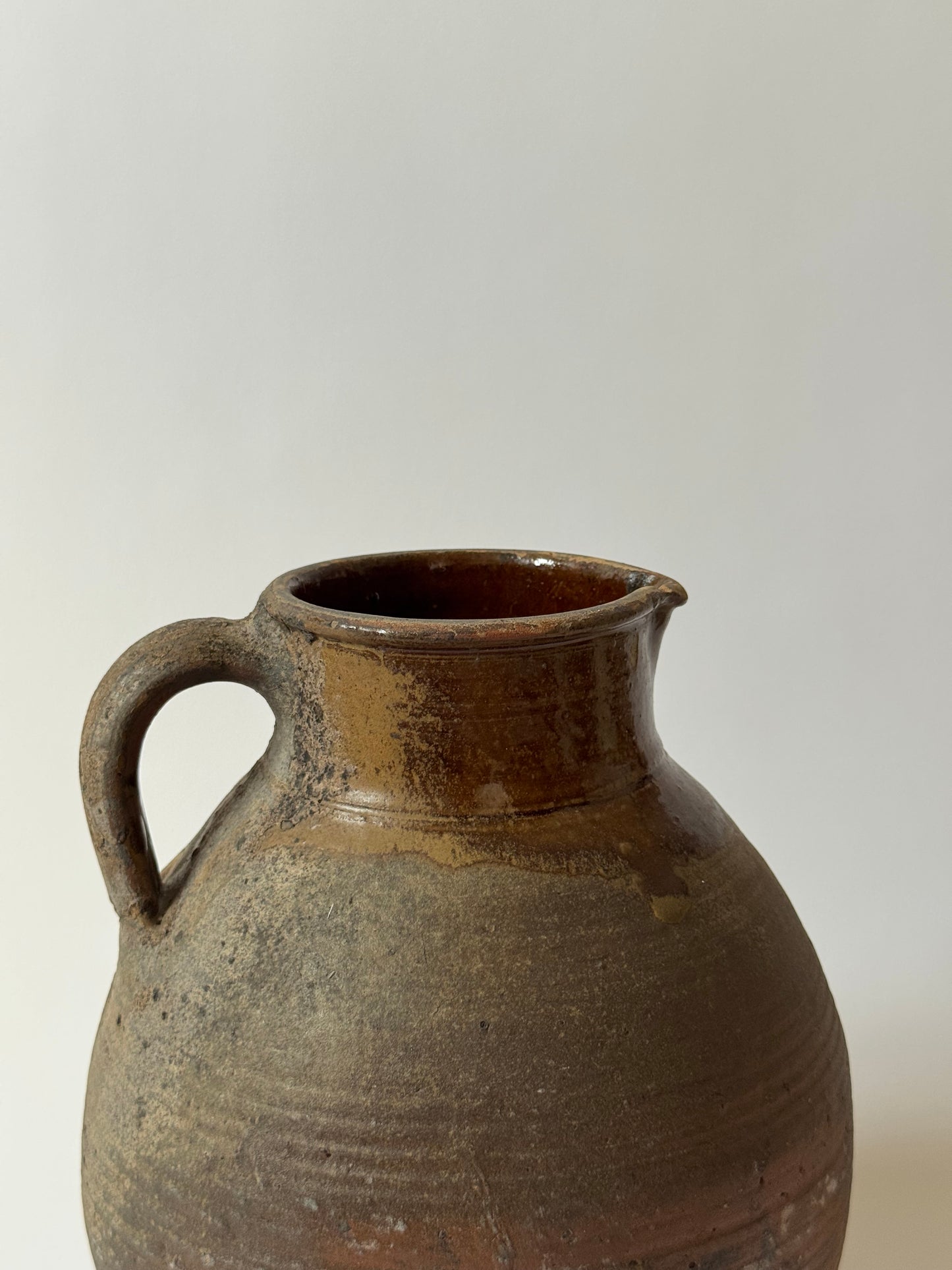 Large Rounded Earthenware Jug