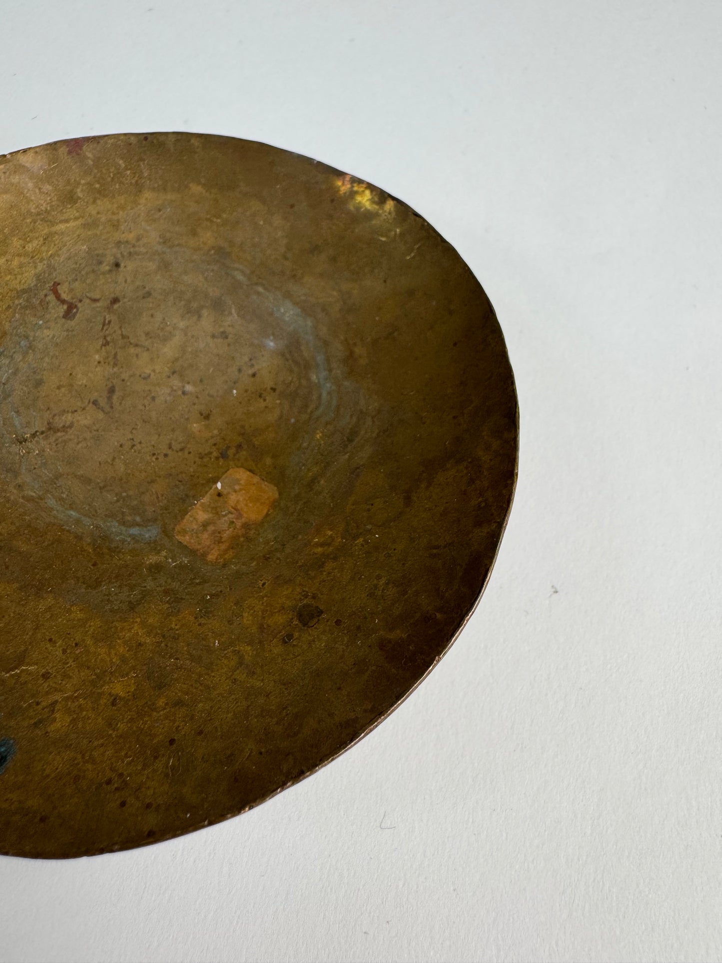 Small Vintage brass footed bowl