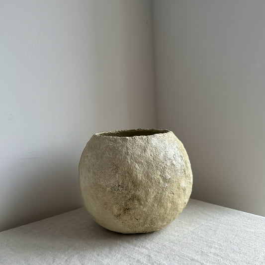 EARTH  |  heavily textured round bowl vase