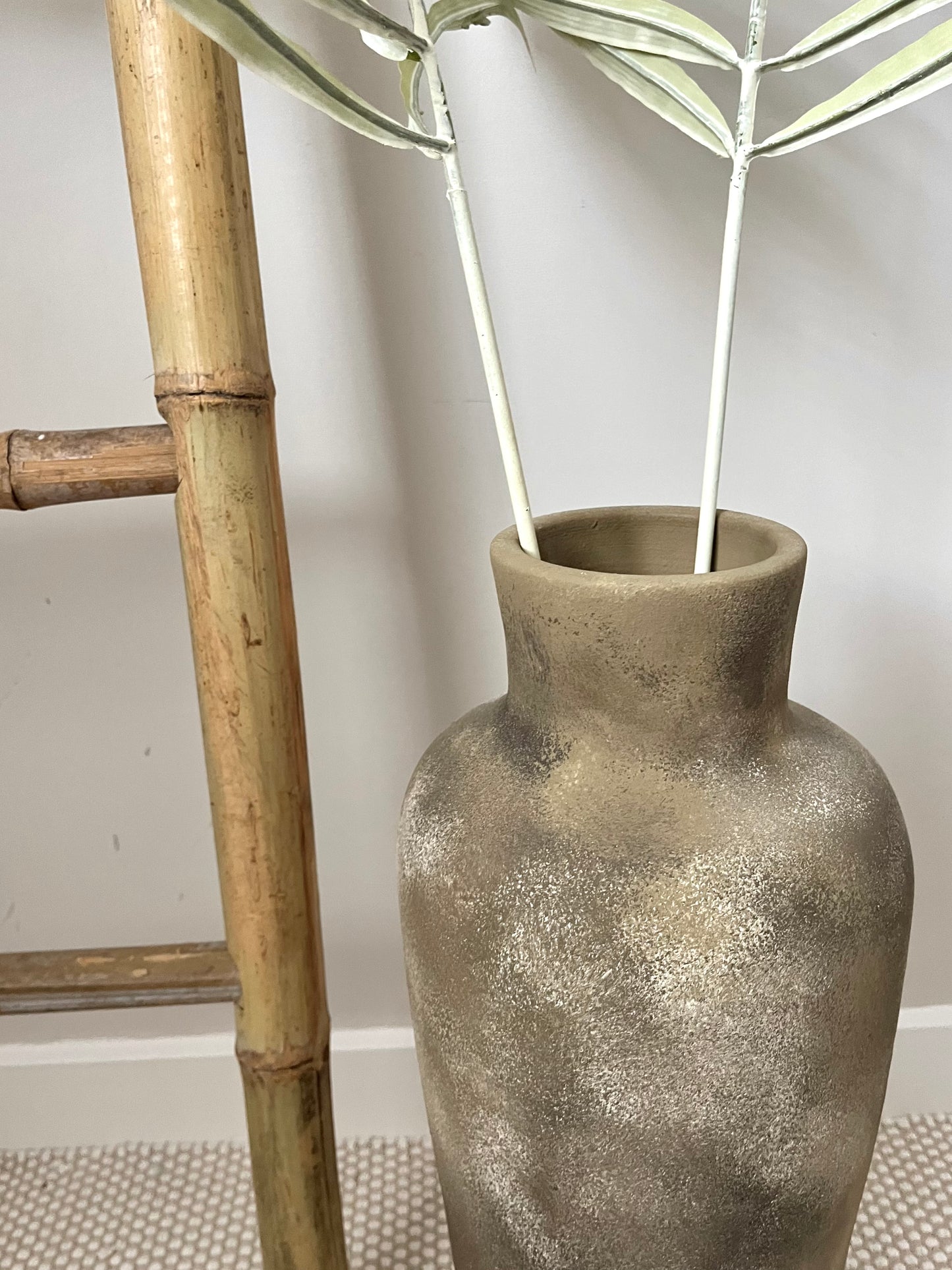 EARTH  |  floor standing earthy brown vase