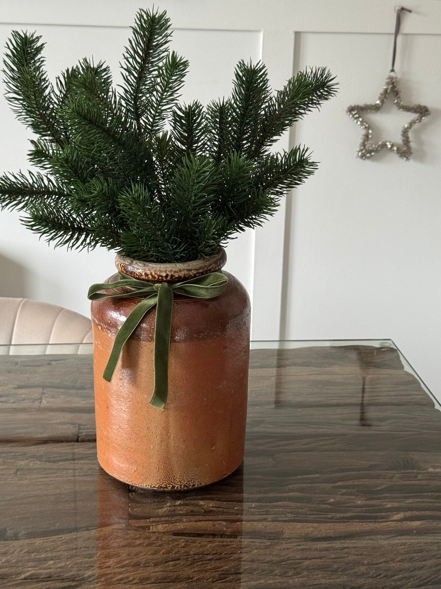Large Vintage Stoneware Storage Jar