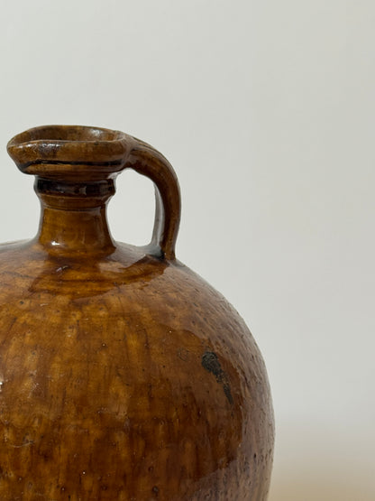 Large Amber Glaze Jug