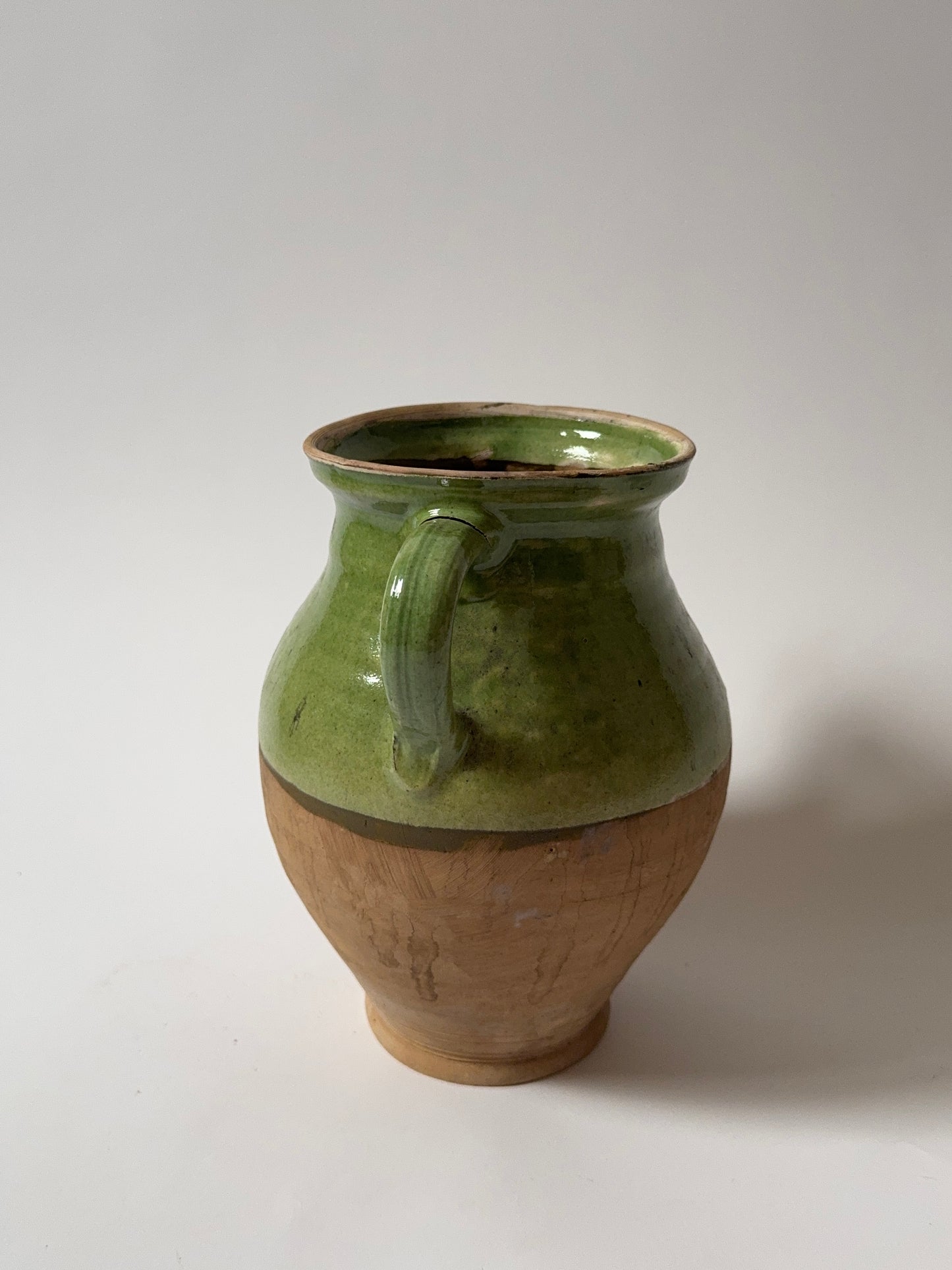 Light Green Half Glaze Vessel