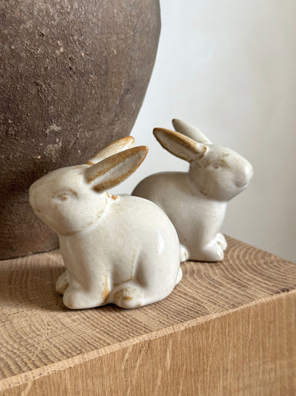 Small Ceramic Standing Decorative Bunny